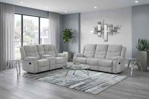 Mallory Sofa, Loveseat with Console Reclining & Occasional Tables