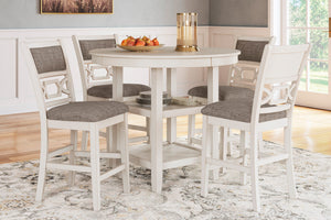 Erinberg Dining Table Counter Height with 4 Stool