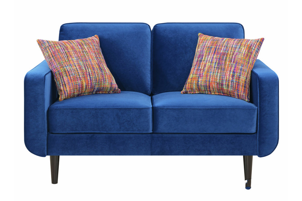 U3906 Blue Loveseat W/2 Pillow