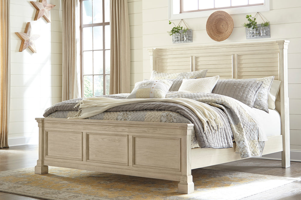 Ashley Bolanburg Louvered Cama
