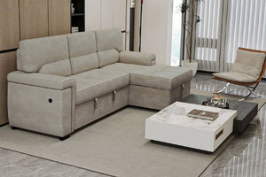 Derrick Lhf Loveseat/Rhf Chaise W/Strg