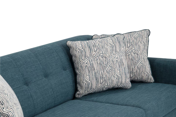 12220 Bettie Sofá con 4 Almohadas