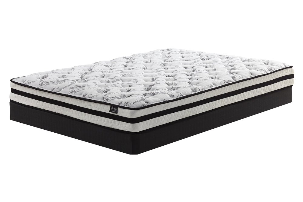 Ashley Sleep | Chime Innerspring 8" Full Mattress & Box Spring Low Profile Firm