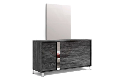 Fabelli-italia Emmagray Dresser/Mirror Set