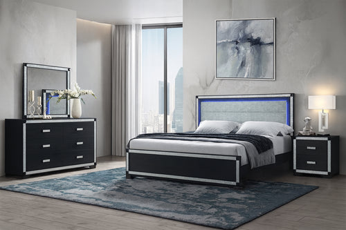 Soleil Full Bed/Dresser/Mirror/Nighstand