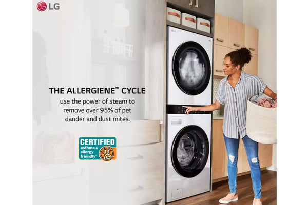 Lg Wk10 Combo F/Load Lav/Sec-Ele Inv W