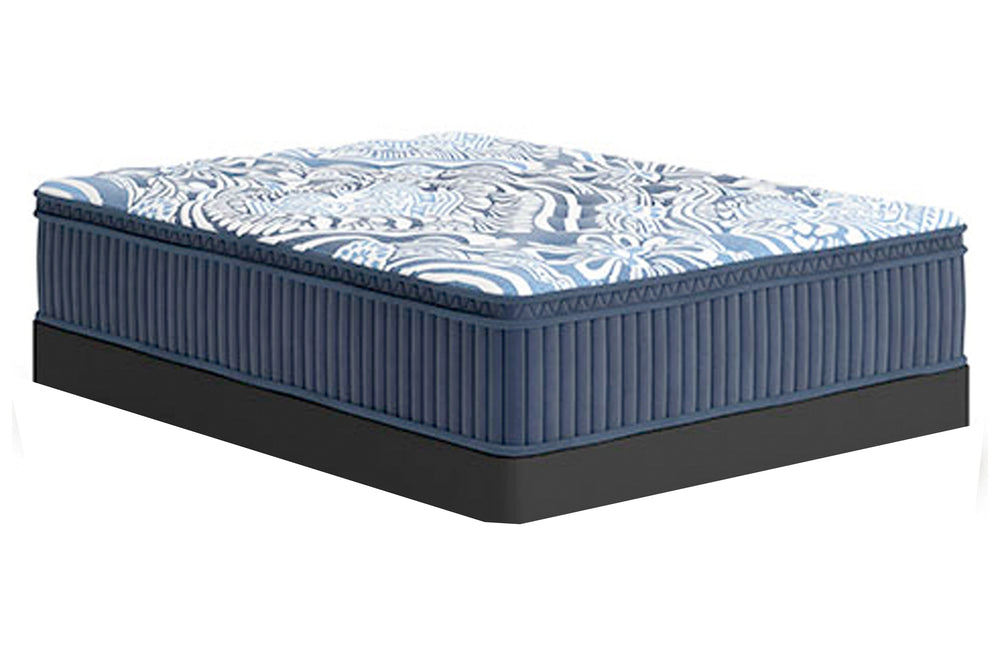 M497 Ashley Sleep | Mattress Queen Plush Luxe 2.0 & Box Spring Low Profile
