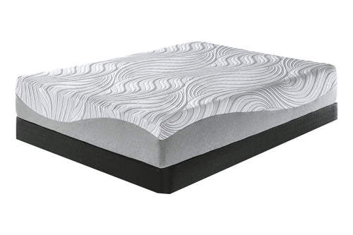 MEM12 Ashley Sleep | Memory Foam 12" Medium Mattress Twin & Box Spring Low Profile