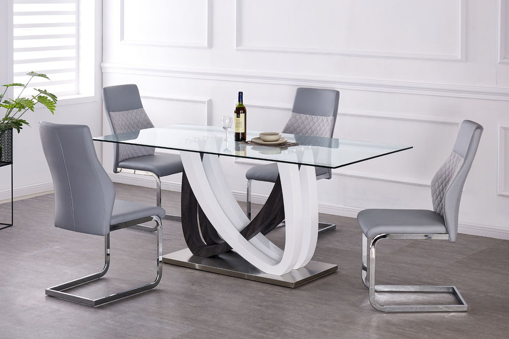 D1438 Dining Table/4 Chairs Set