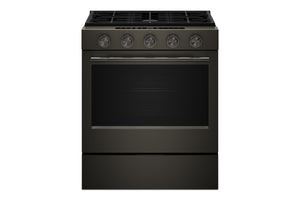 30" Stove Gas Slide-In in Black Ore with 2-in-1 Burner