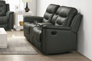 Seville Recliner Loveseat W/Console