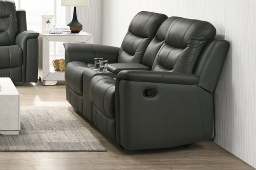 Seville Recliner Loveseat W/Console