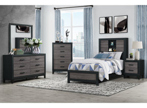 Lisbon Bed/Dres/Mirr/Nsntd Set