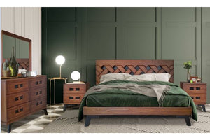 B126 Crossings Bed/Dr/Mr/Ns Set