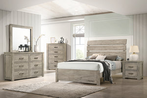 Lh172 Bed/Dresser/Mirror Set