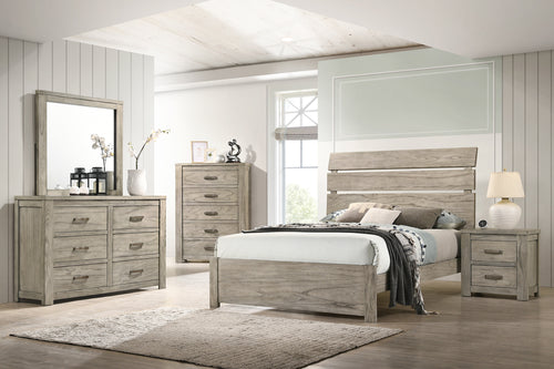 Lh172 Bed/Dresser/Mirror Set