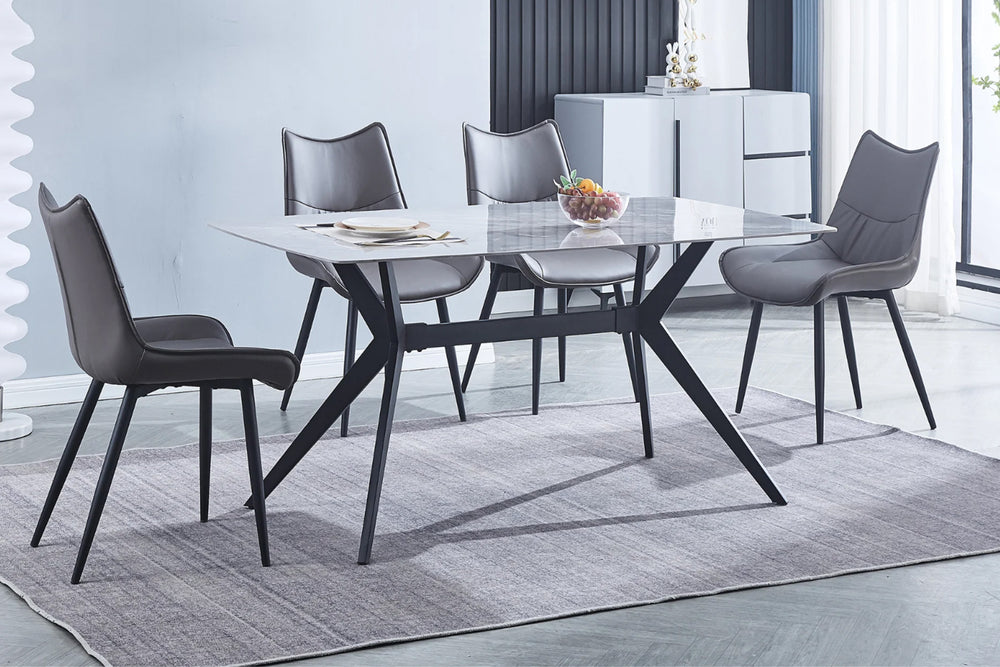 Callista Mesa de Comedor con 4 Sillas