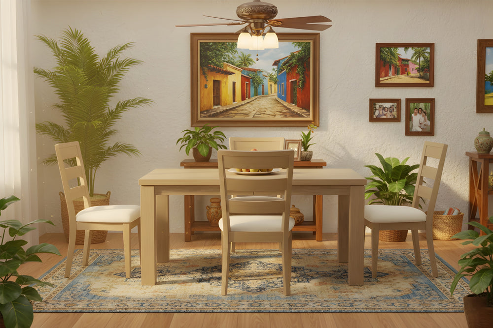 Pacific Mesa de Comedor & 4 Sillas 