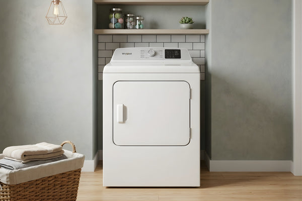 7' Dryer Electric Top Load with Adaptive Dry