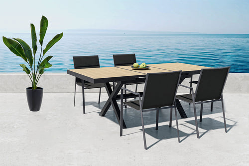 Mesa Exterior de Comedor con 4 Sillas
