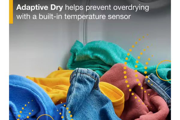 7' Dryer Vented Front Load Electric with Adaptive Dry