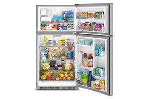 33" Nevera Top Freezer & Máquina de Hielo Instalada de Fábrica, con Acabado Antihuellas