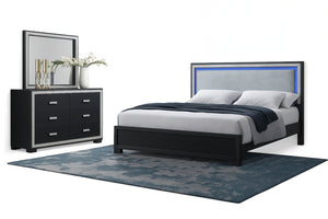 Soleil Cama & Gavetero con Espejo