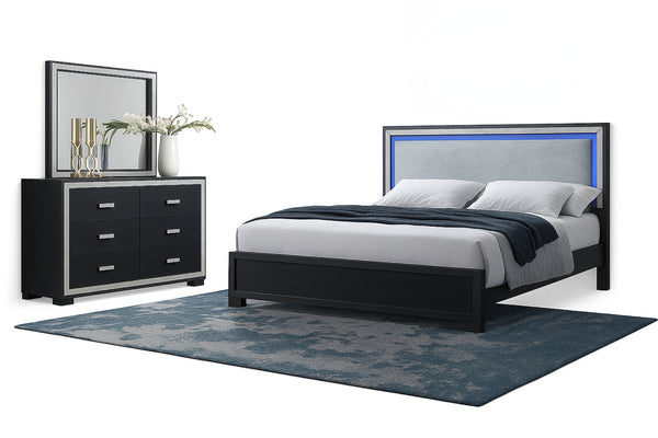 Soleil Full Bed/Dresser/Mirror