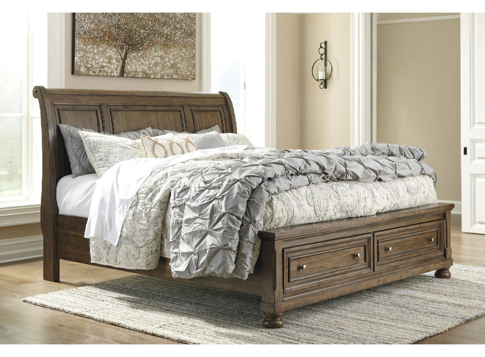 Flynnter Cama Trineo Queen con Almacenaje