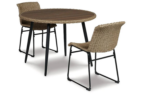 Ashley Amaris Outdoor Round Table/Chairs Set