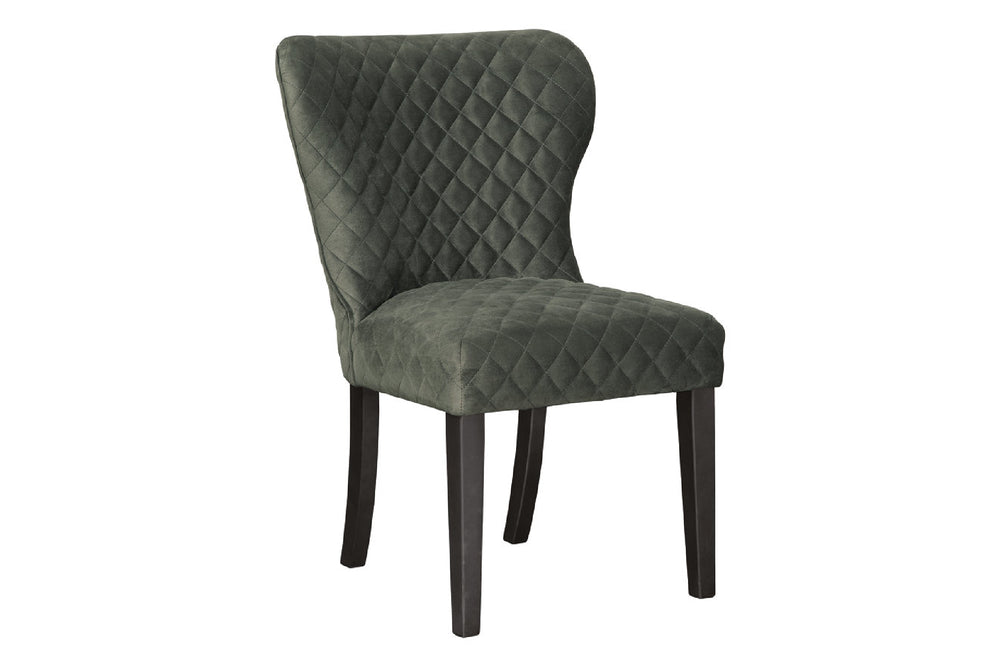 Ashley Side Chair Uph Rozzelli Dark B
