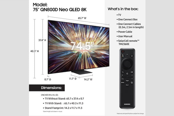 Samsung Qn800 Led 8K Neo Qled S8