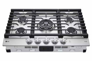 Lg Tope 30" Gas 5B Cast-Iron Smrt