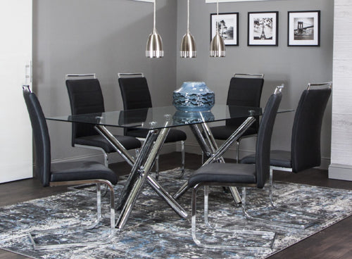 Mantis Dining Table W/4 Chairs Set