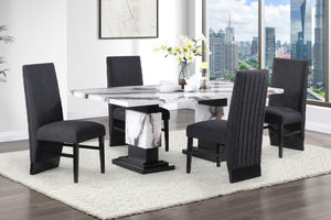 Goldie Mesa de Comedor Rectangular con 4 Sillas