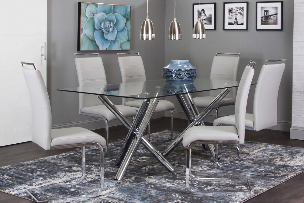 Mantis Mesa de Comedor con 4 Sillas