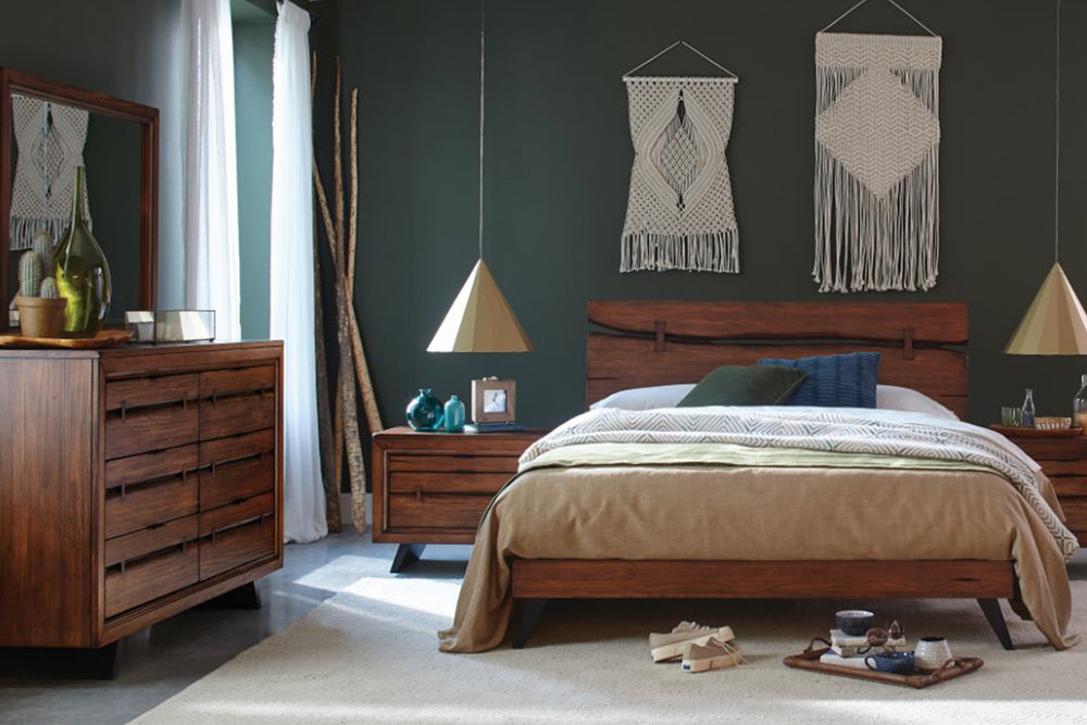 Carpentry Bed/Dresser/Mirror Set