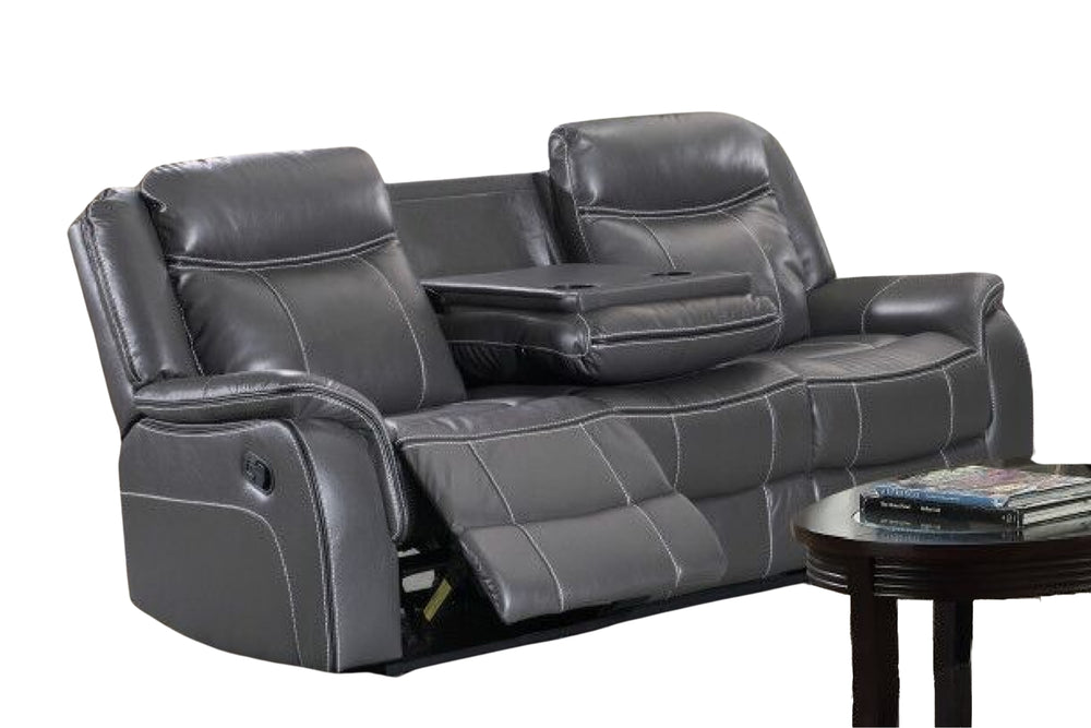 Scorpio Reclining Sofa W/Drop Tray