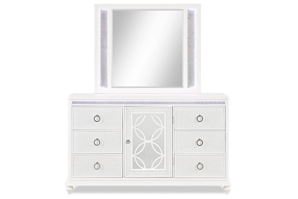 Glamour Dresser/Mirror Set