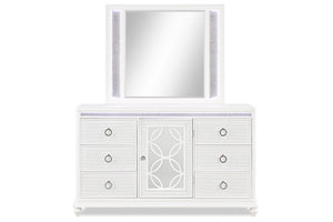 Glamour Dresser/Mirror Set