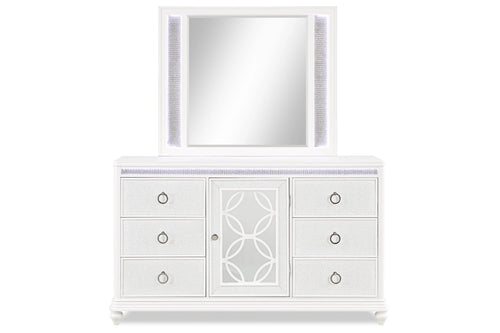 Glamour Dresser/Mirror Set