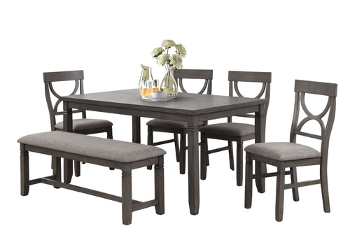 C8618 Dining Room W/4 Chairs & Bench
