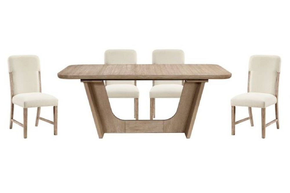 Gabbie Dining Table W/4Chairs Set