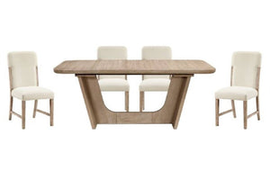 Gabbie Dining Table W/4Chairs Set
