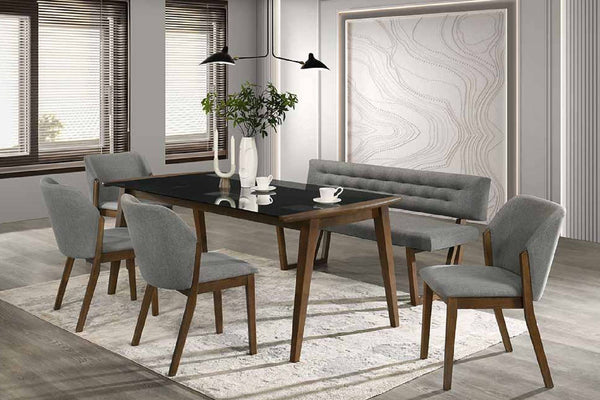 Uptown Mesa de Comedor, 4 Sillas & Bench